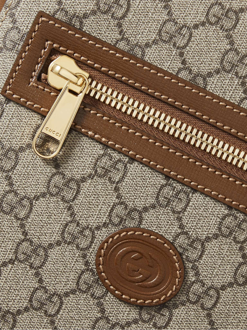 Leather-Trimmed Monogrammed Supreme Coated-Canvas Messenger Bag 5