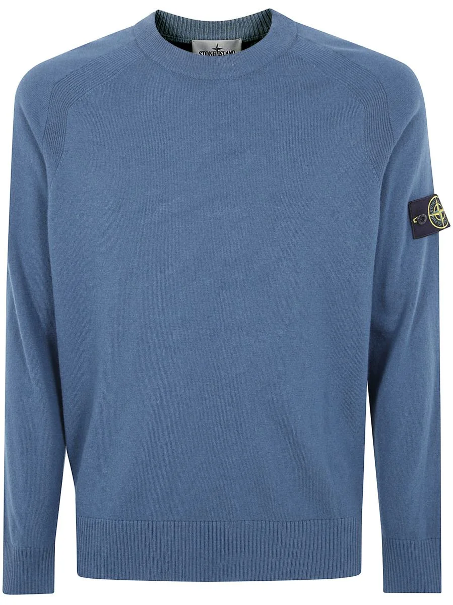 Stone Island "Light Rws Geelong Wool" Crew Neck Clothing - 1