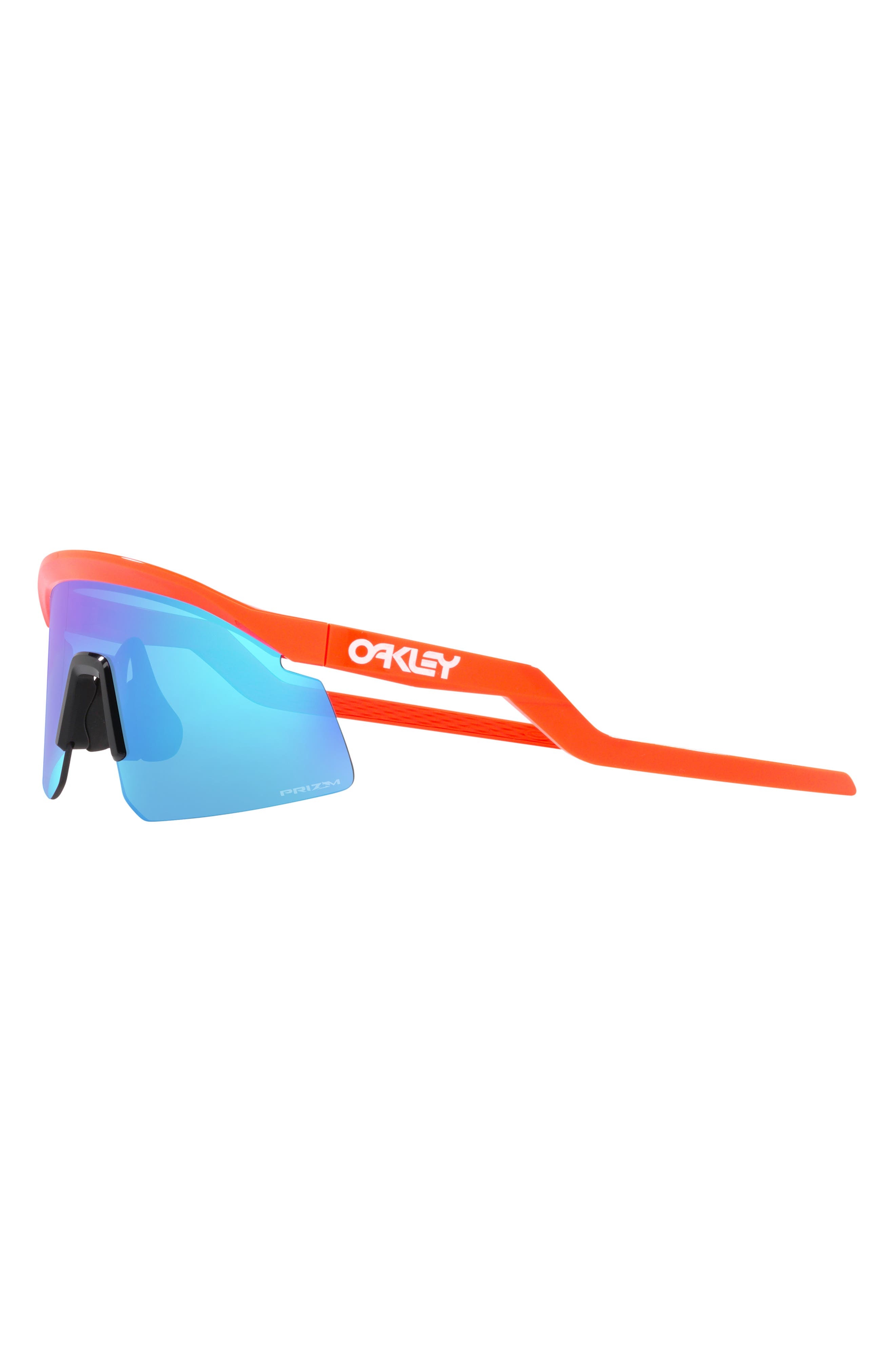 Oakley Hydra 37mm Prizm™ Semirimless Wrap Shield Sunglasses in Orange at Nordstrom - 5