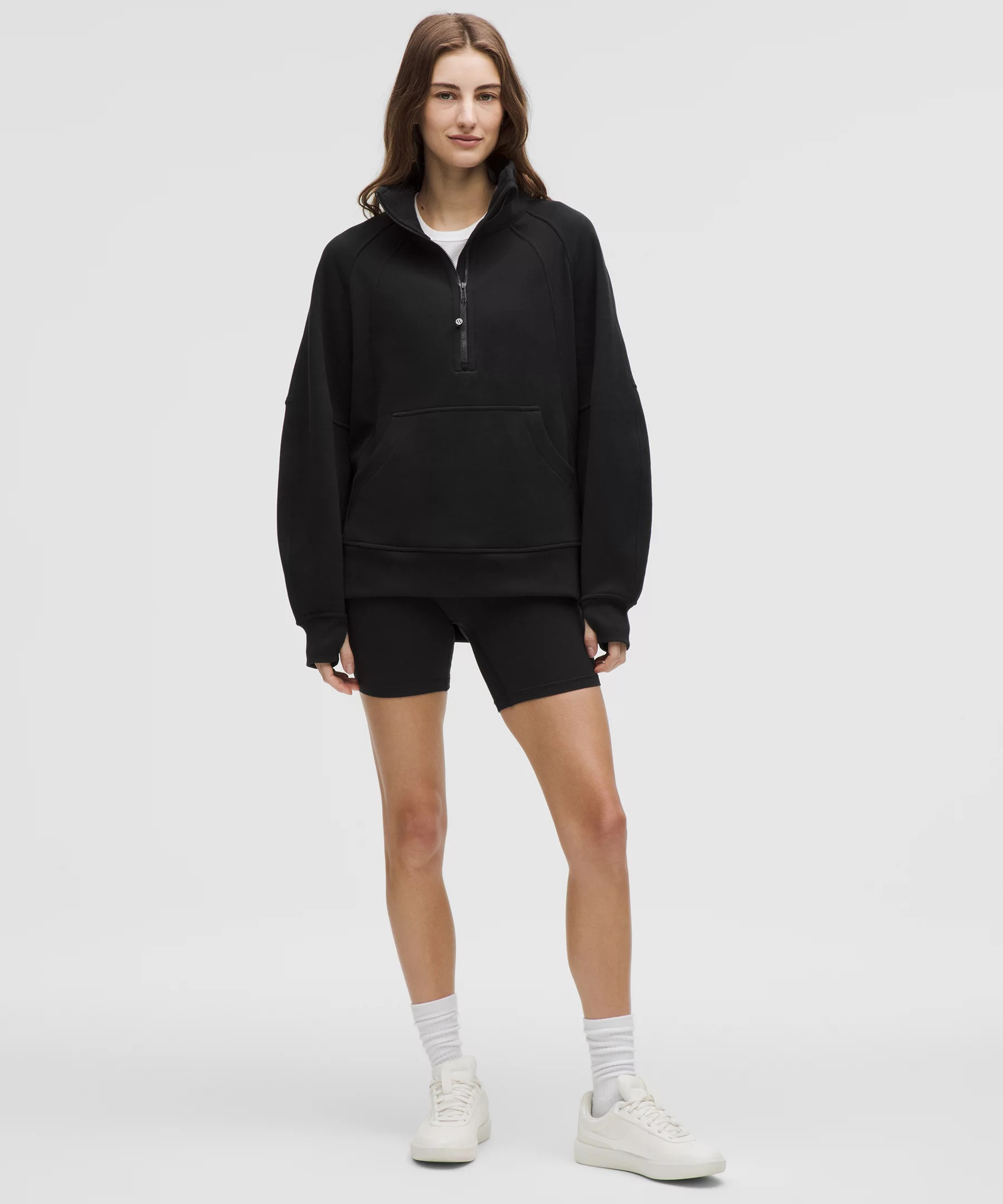 Scuba Oversized Funnel-Neck Half Zip *Long - 2