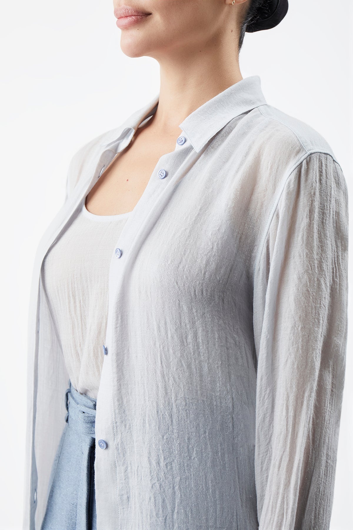 Ferrara Shirt in Cashmere Gause - 5