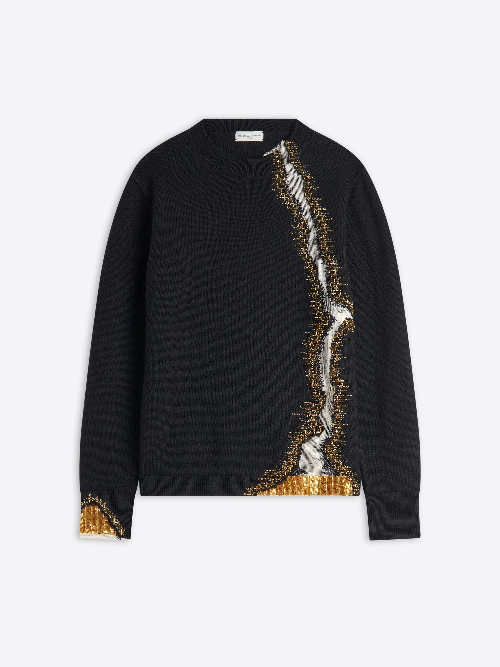 Dries Van Noten EMBROIDERED SWEATER | REVERSIBLE