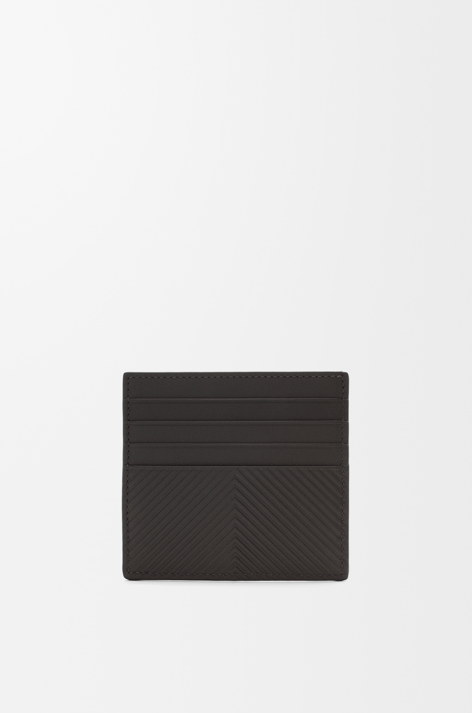 Open cardholder in textured classic calfskin - 3