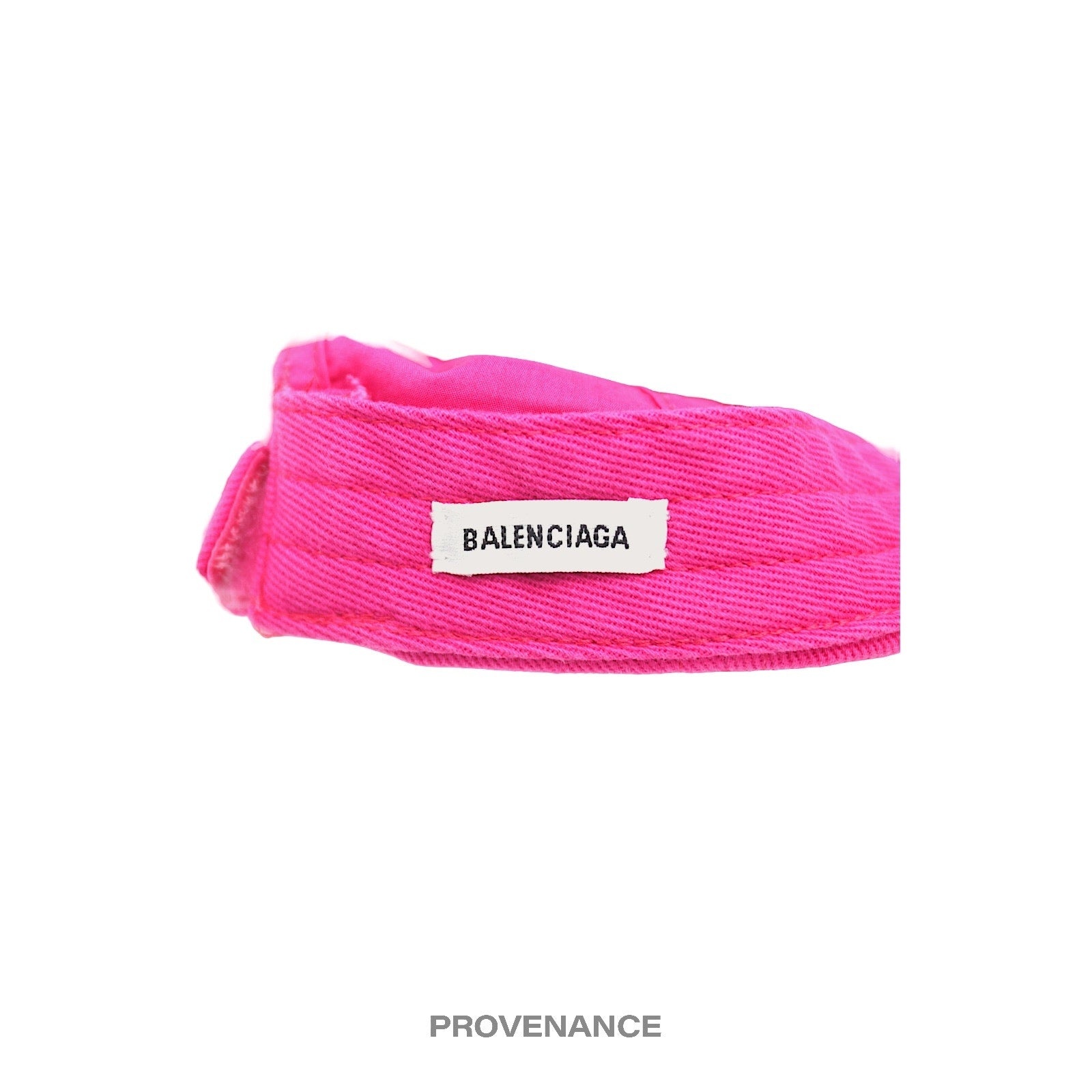 Balenciaga Hot Pink World Food Programme Logo Cap BALENCIAGA Balenciaga Support World Food Programme Hat  main image 3