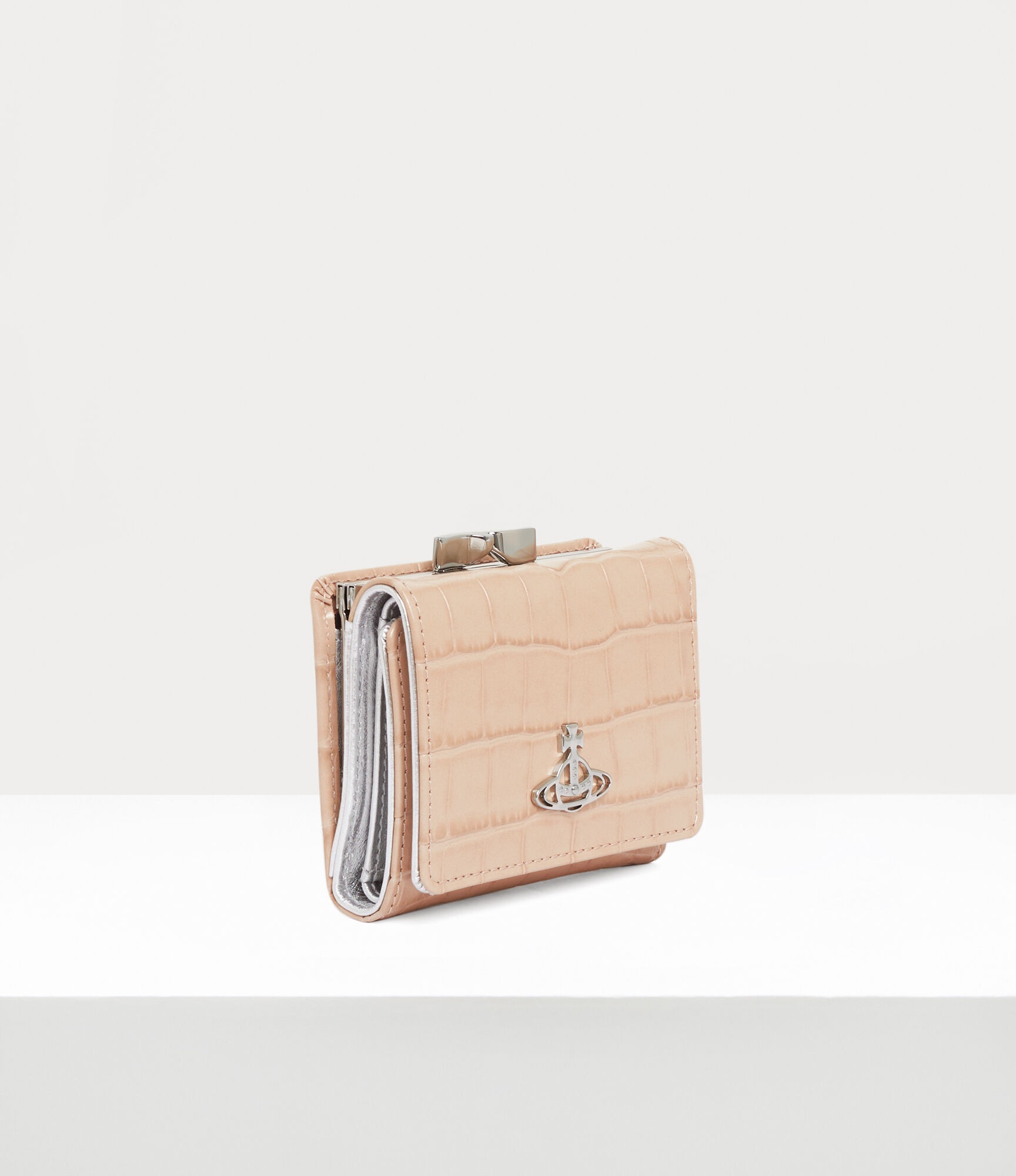 CROCODILE SMALL FRAME WALLET - 2