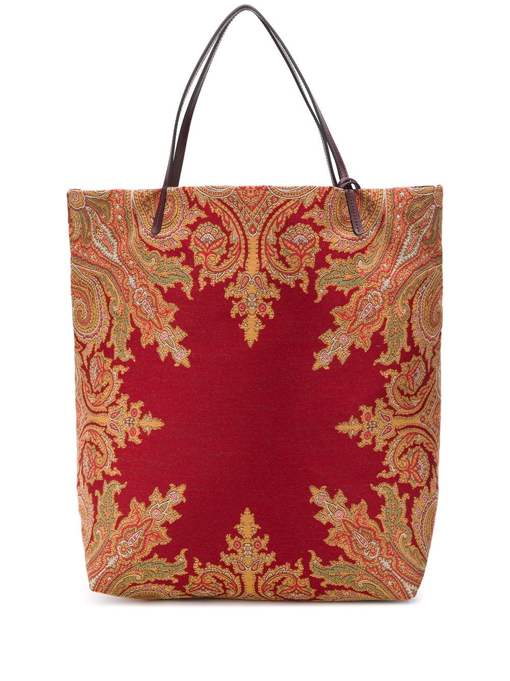 patterned tote bag - 1