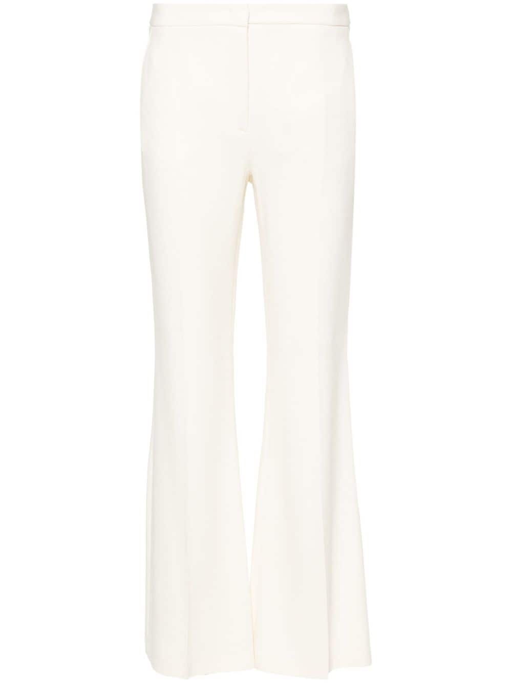 high-waist flared trousers - 1