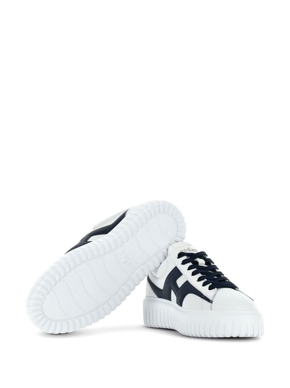 H-Stripes leather sneakers - 4