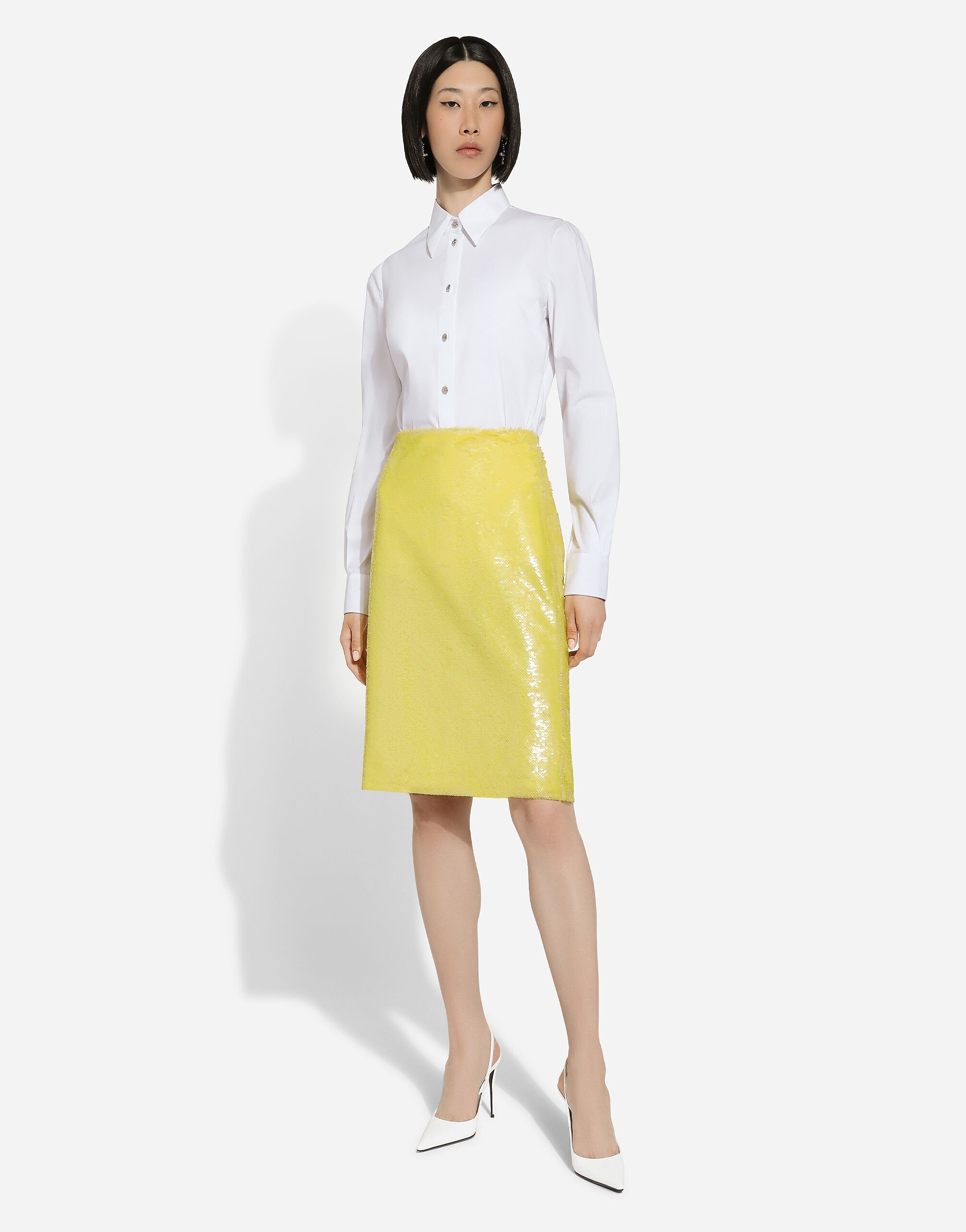 Sequined pencil skirt - 2