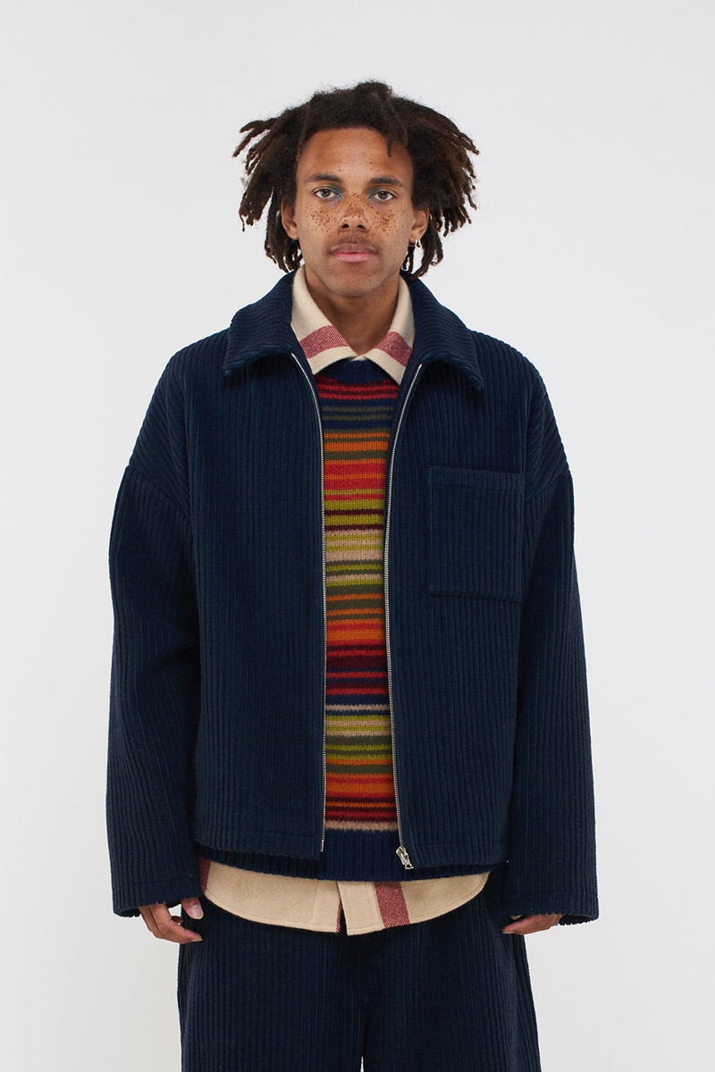 The Elder Statesman CUDDLE CORD ZIP JACKET outlook
