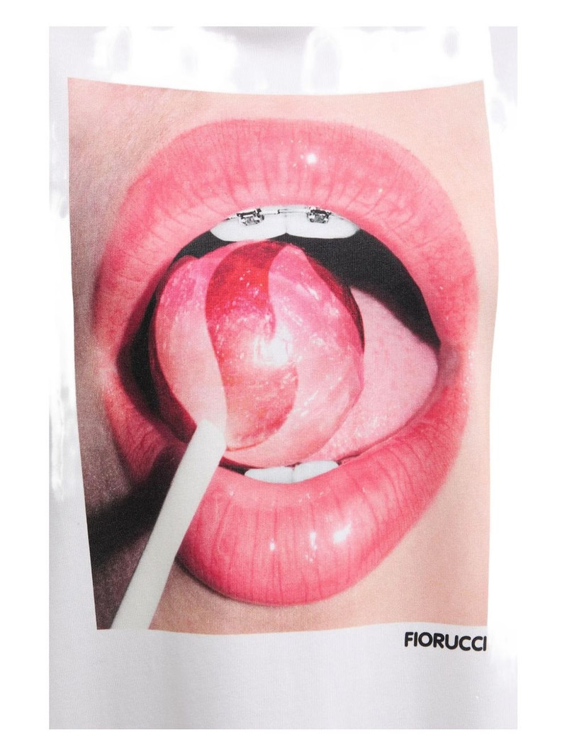 lollipop-print T-shirt maxi dress 5
