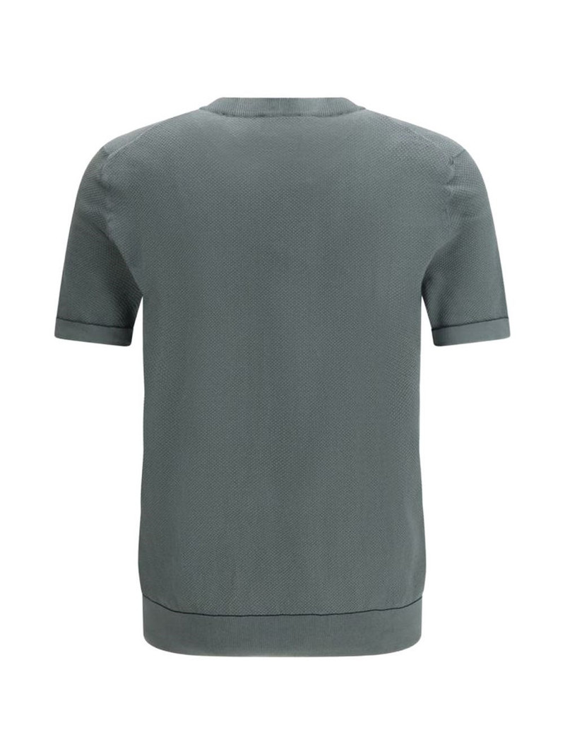 Brioni Piquet cotton t-shirt outlook