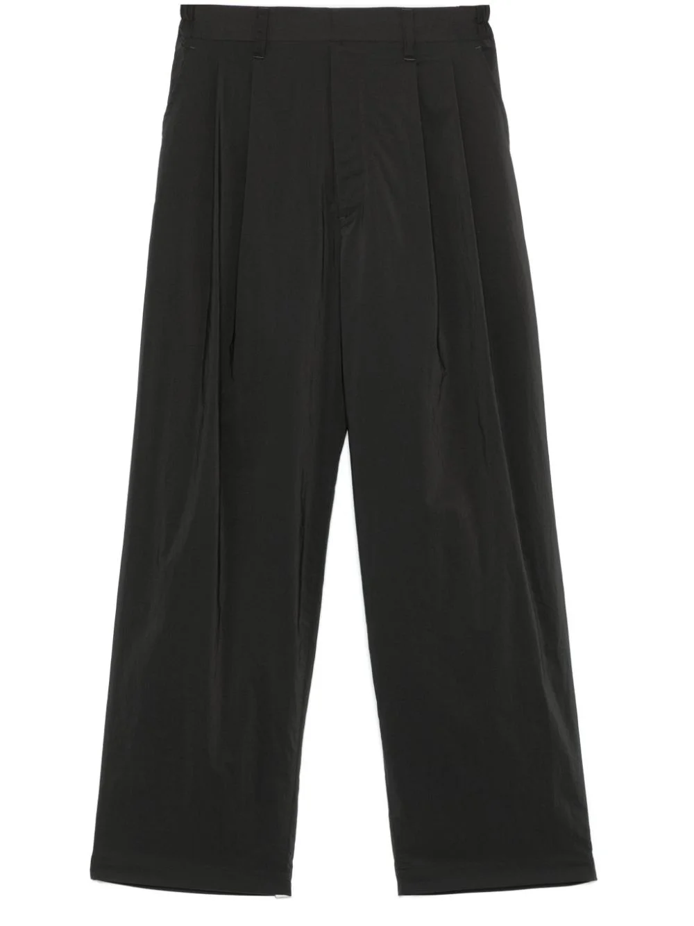 pleat-detail trousers - 1