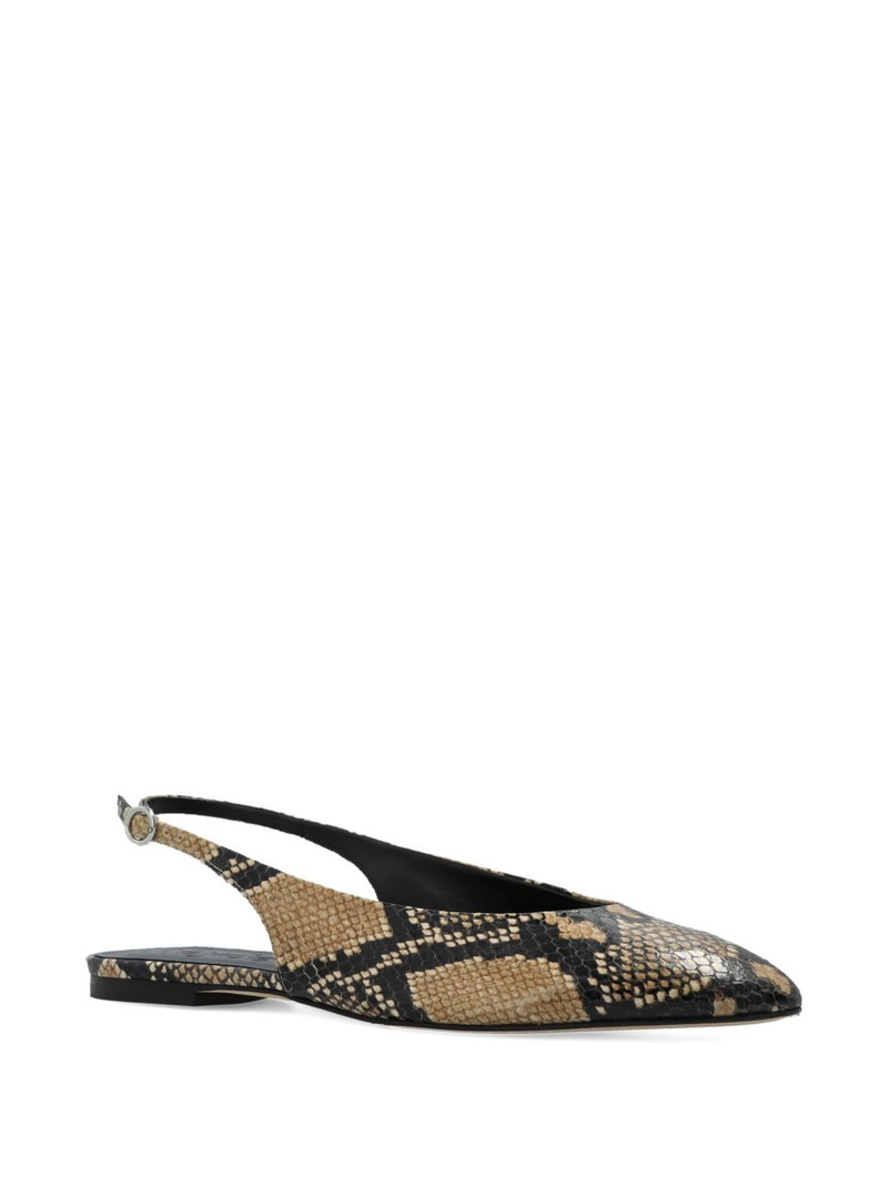 Aeyde snake-pattern flat pumps outlook