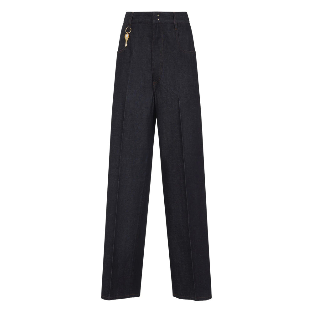 Carven Blue Denim - Boyfriend Jeans Women - 1