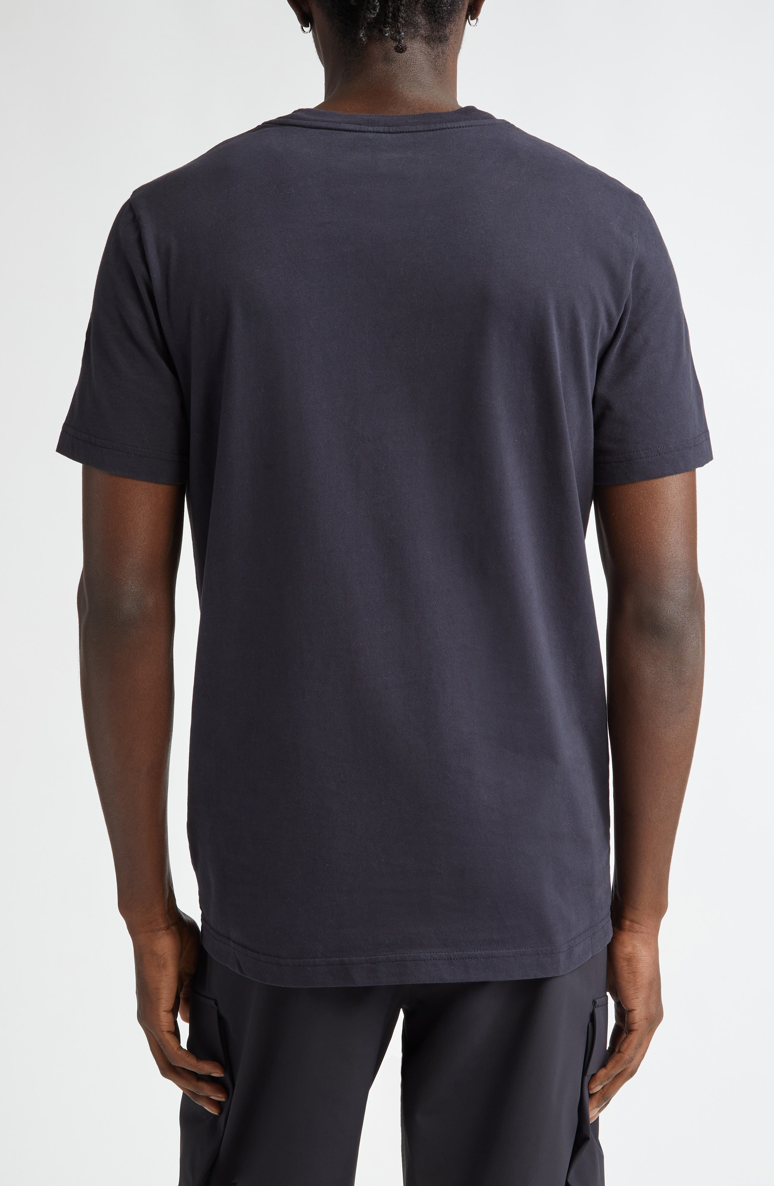 Moncler Logo T-Shirt in Navy Blue at Nordstrom - 2