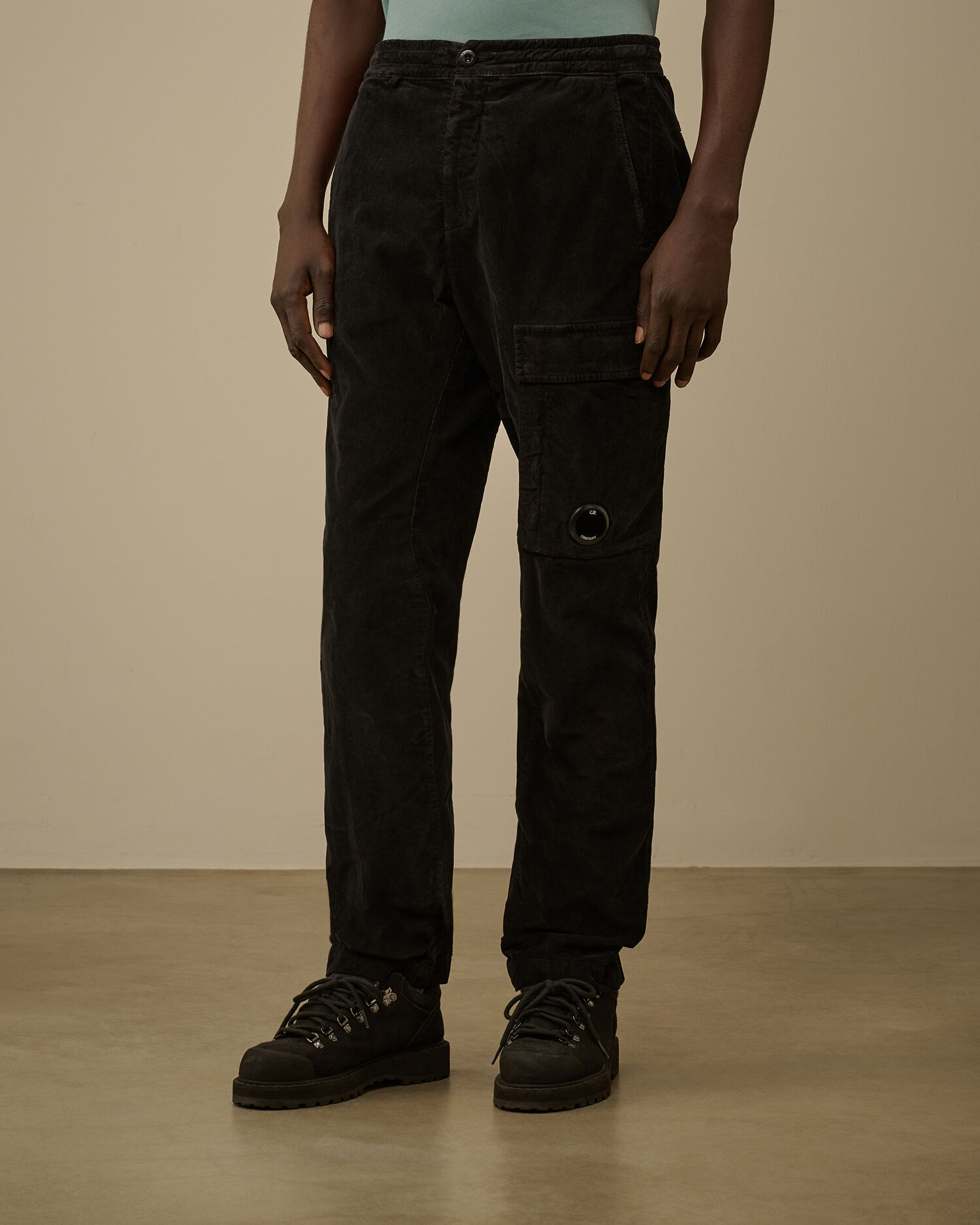 Corduroy Lens Cargo Pants - 3