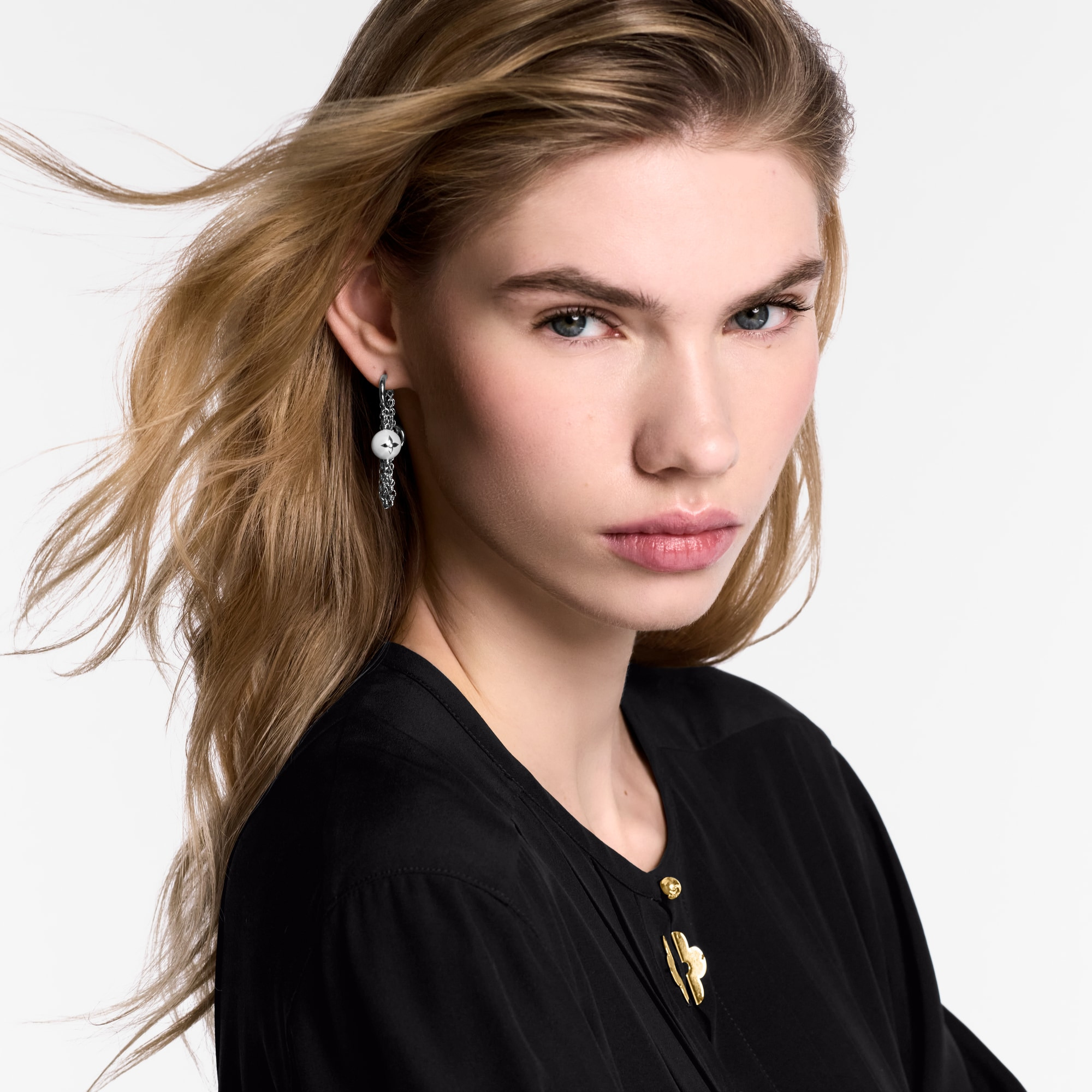 LV Mix Chains Earrings - 4