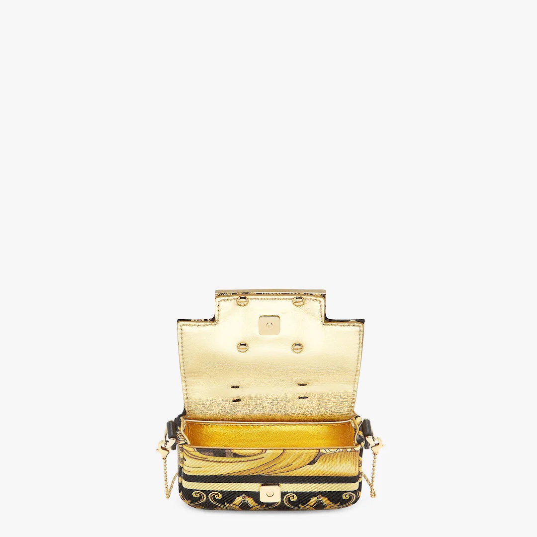 Fendace Black leather  charm - 4