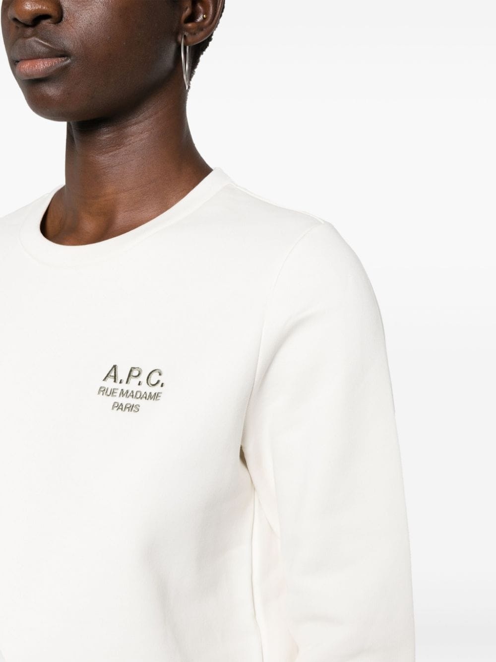 Craie embroidered-logo sweatshirt - 5