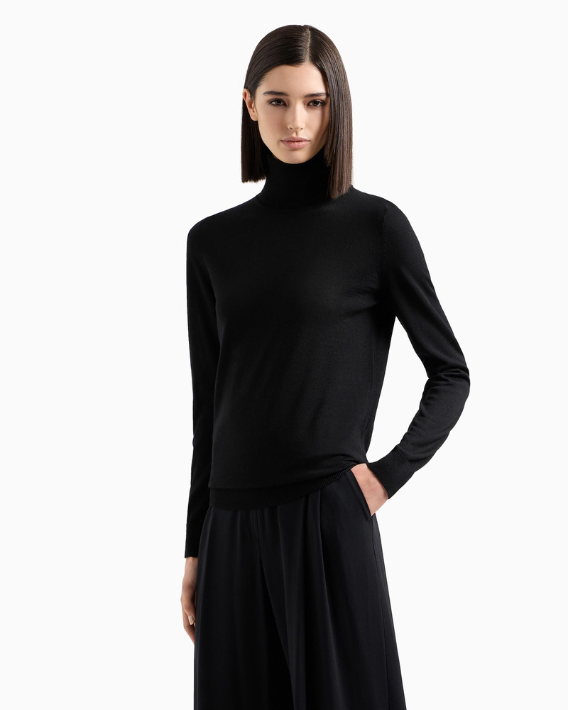 EMPORIO ARMANI Pure virgin-wool rollneck outlook