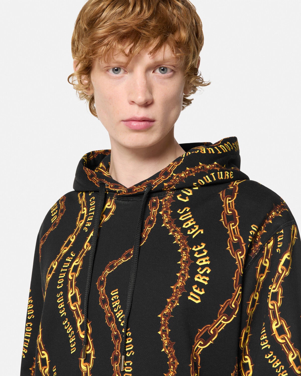 パーカー・フーディ Versace Jeans Couture Chain Couture Sweatshirt VERSACE JEANS COUTURE Chain Couture Hoodie | REVERSIBLE