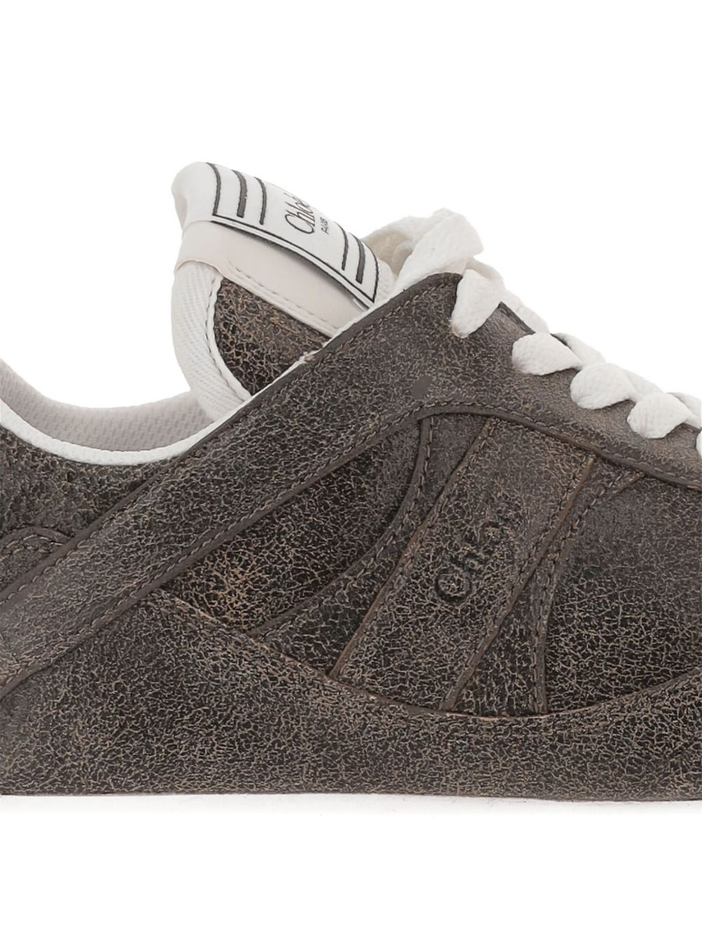 panelled sneakers - 5