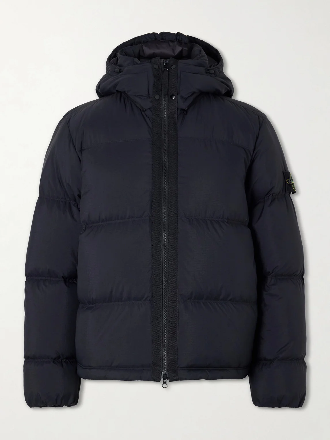 Padded Quilted CORDURA® Ripstop Hooded Down Jacket - 1