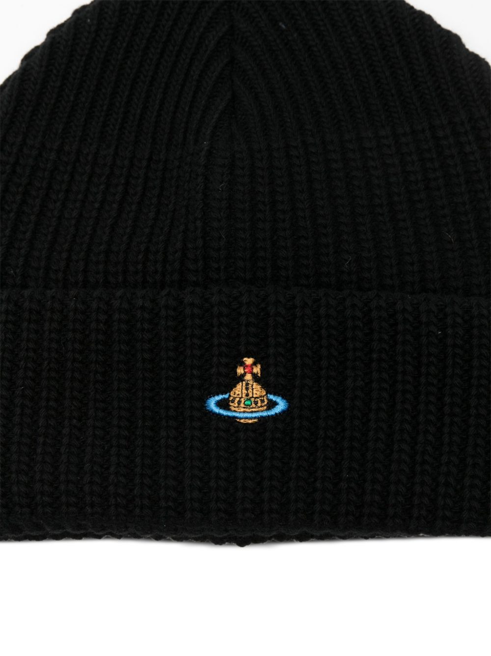 Orb-embroidered beanie - 3