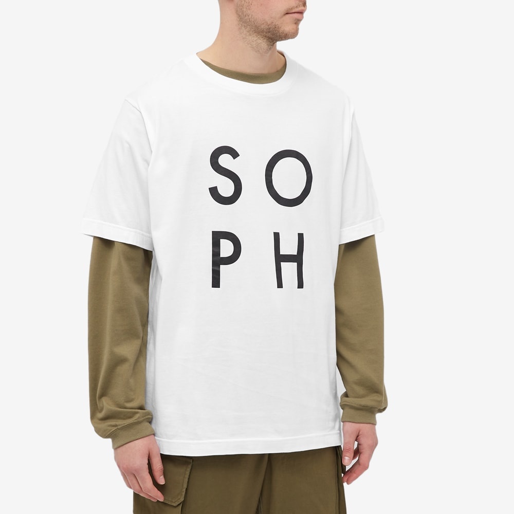 SOPHNET. Letters Graphic Tee - 4