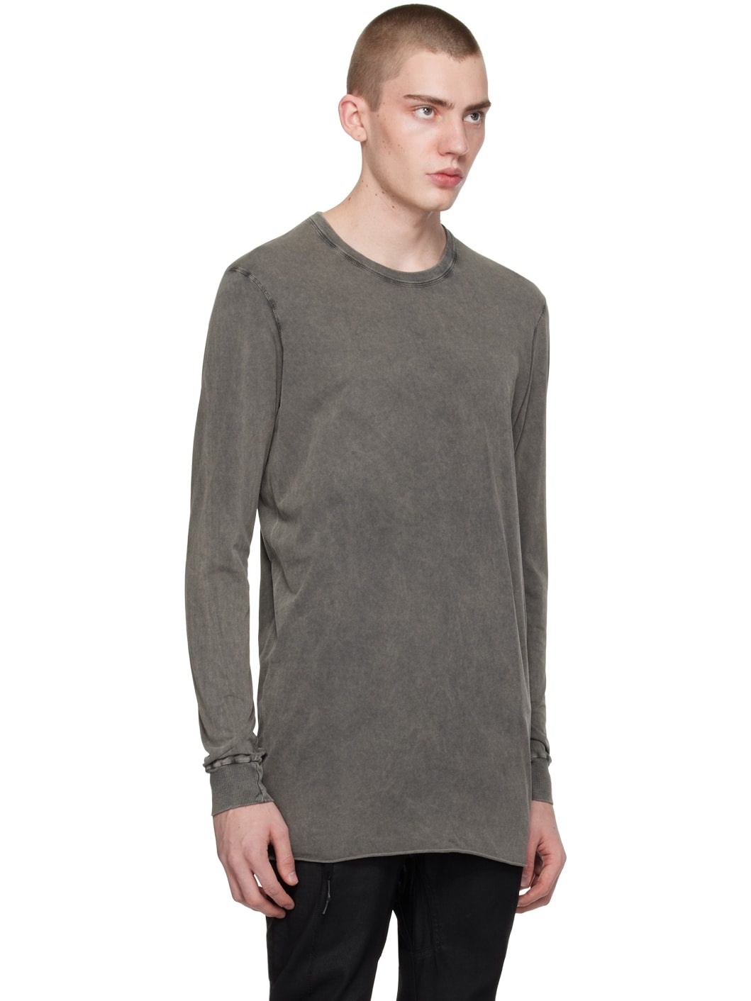 Gray LS1B Long Sleeve T-Shirt - 2