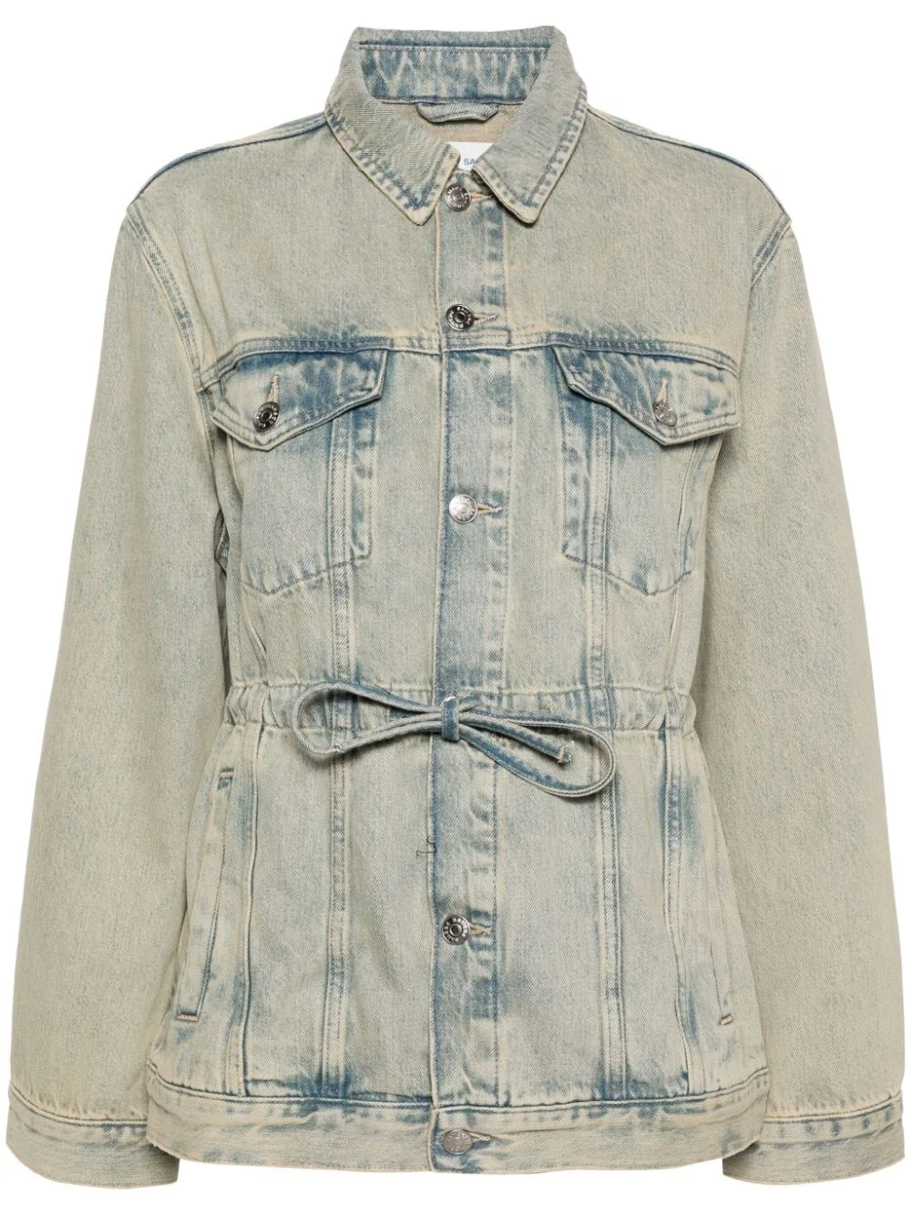 Samaggy bleached denim jacket - 1