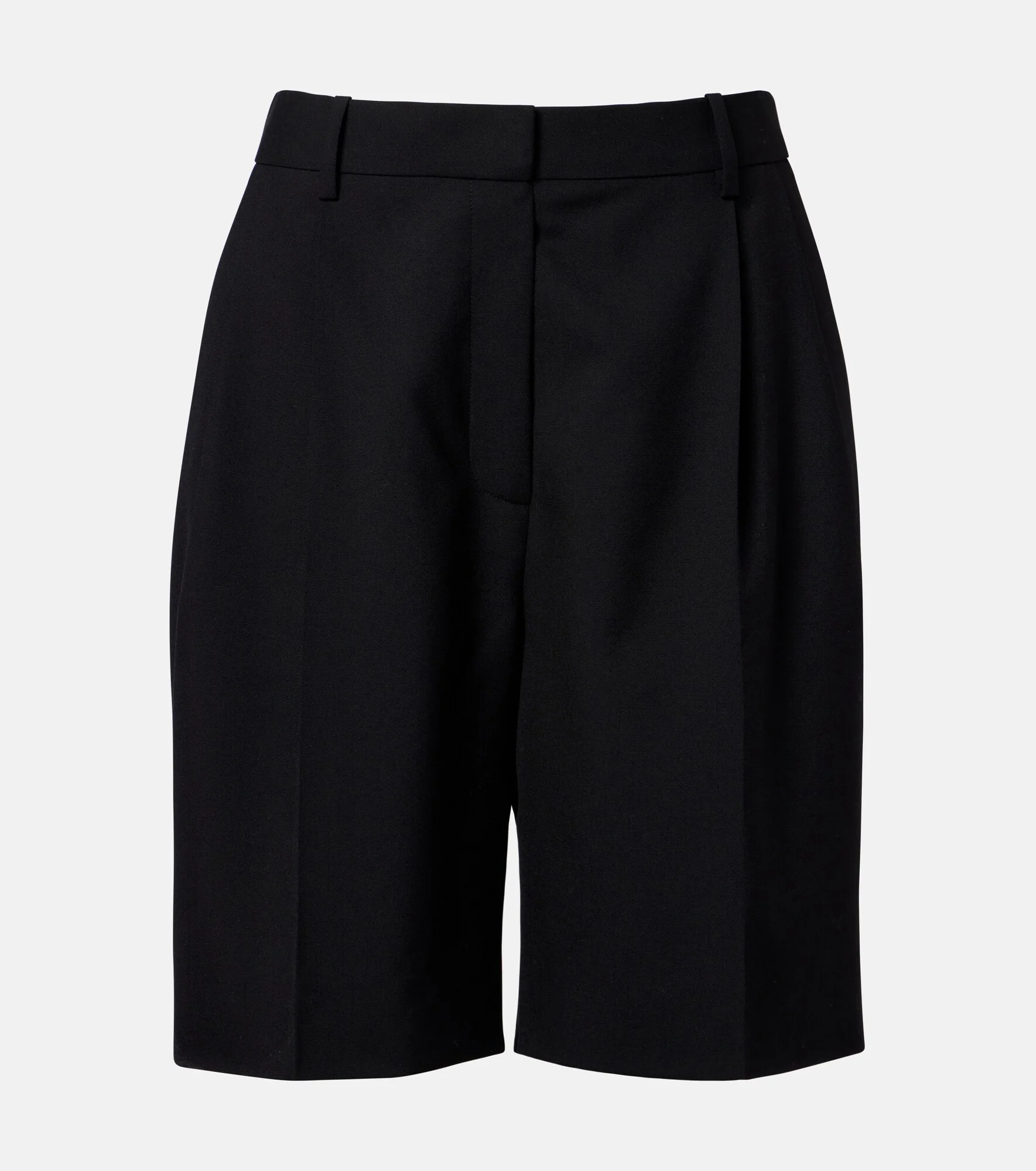 Auggie virgin wool Bermuda shorts - 1