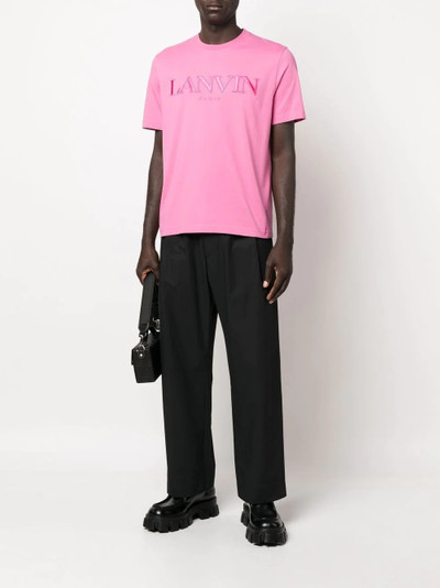 Lanvin tonal logo-embroidered T-shirt outlook