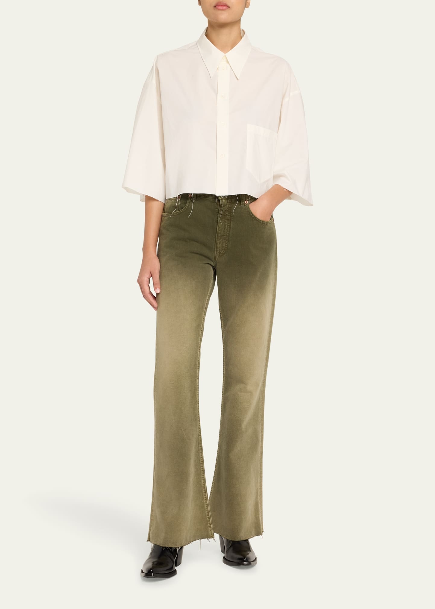Ombré Flare Jeans - 2