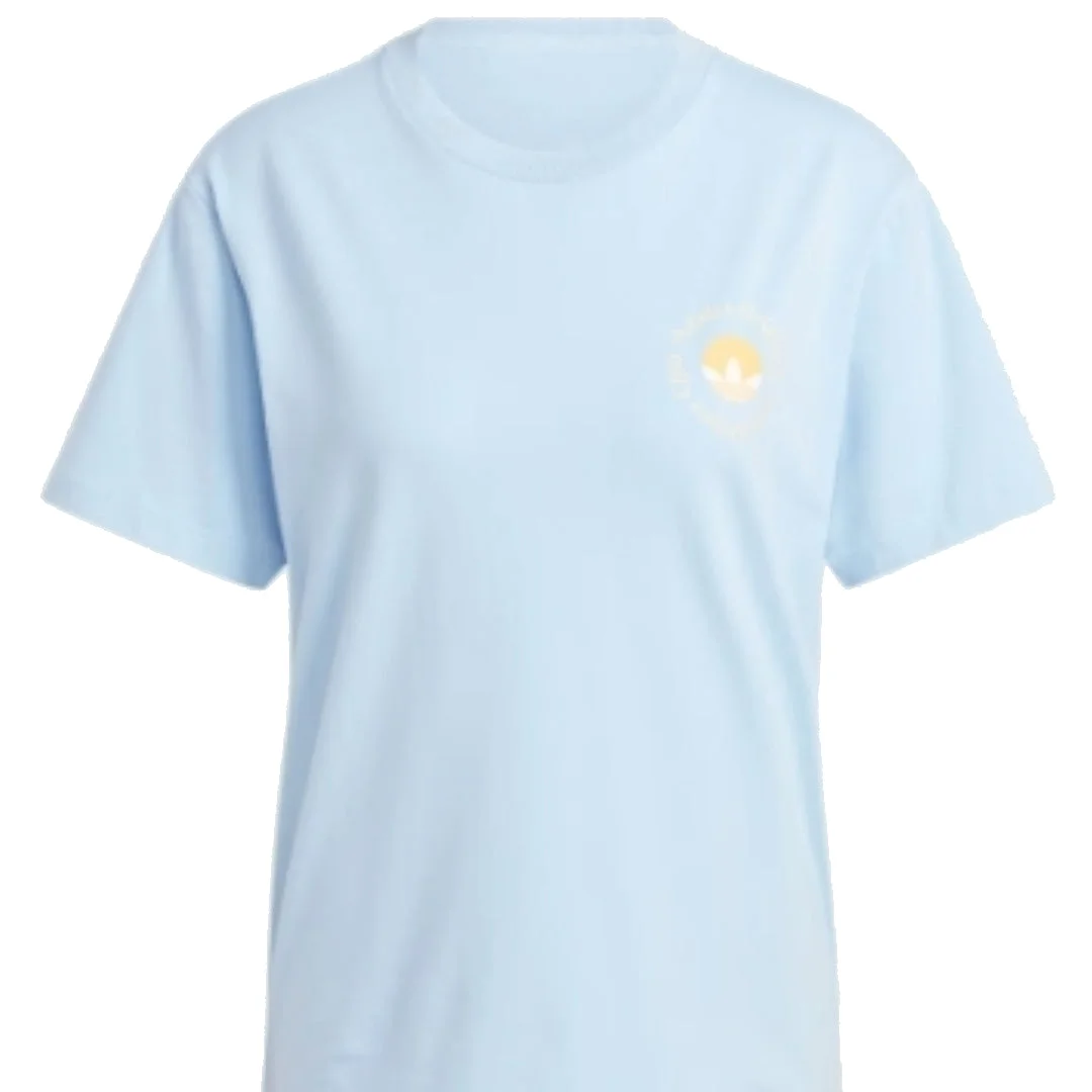 (WMNS) adidas Graphic T-Shit Asia Sizing 'Blue' IT9831 - 1