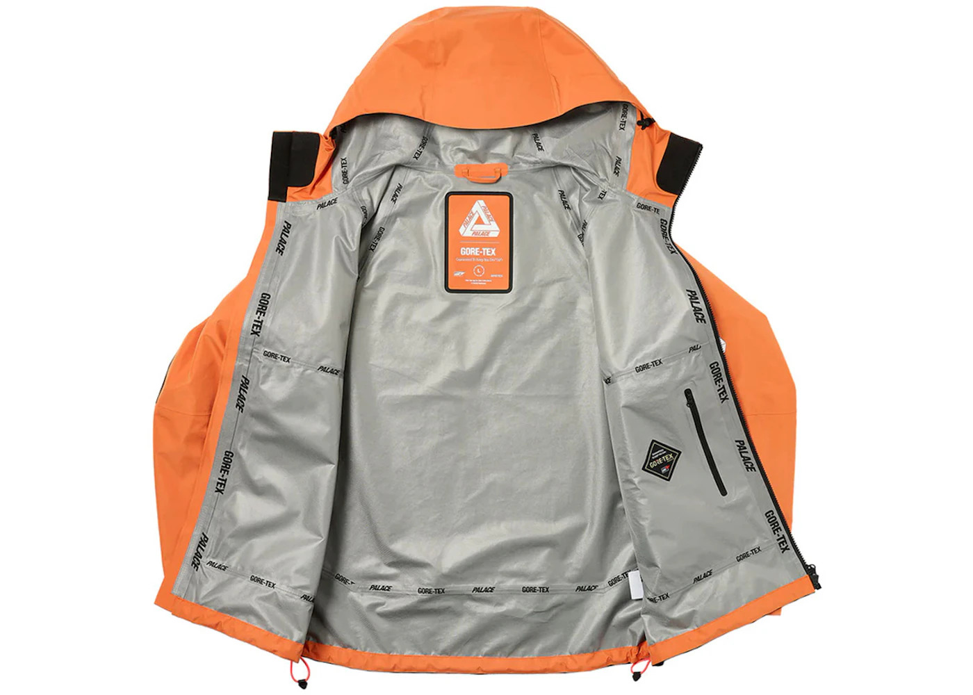 Palace Gore-Tex 3L Jacket Tiger Orange - 2
