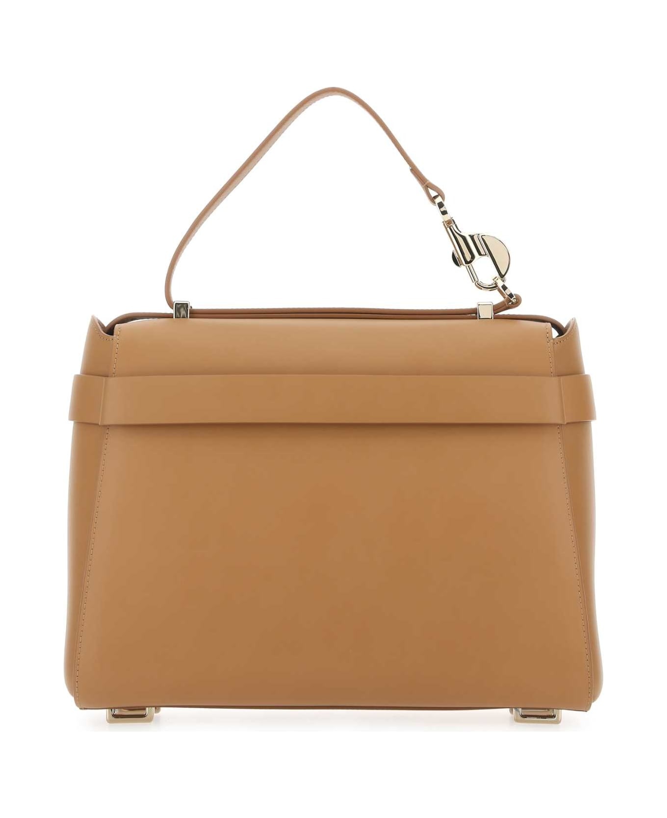 Biscuit Leather Nacha Handbag - 3