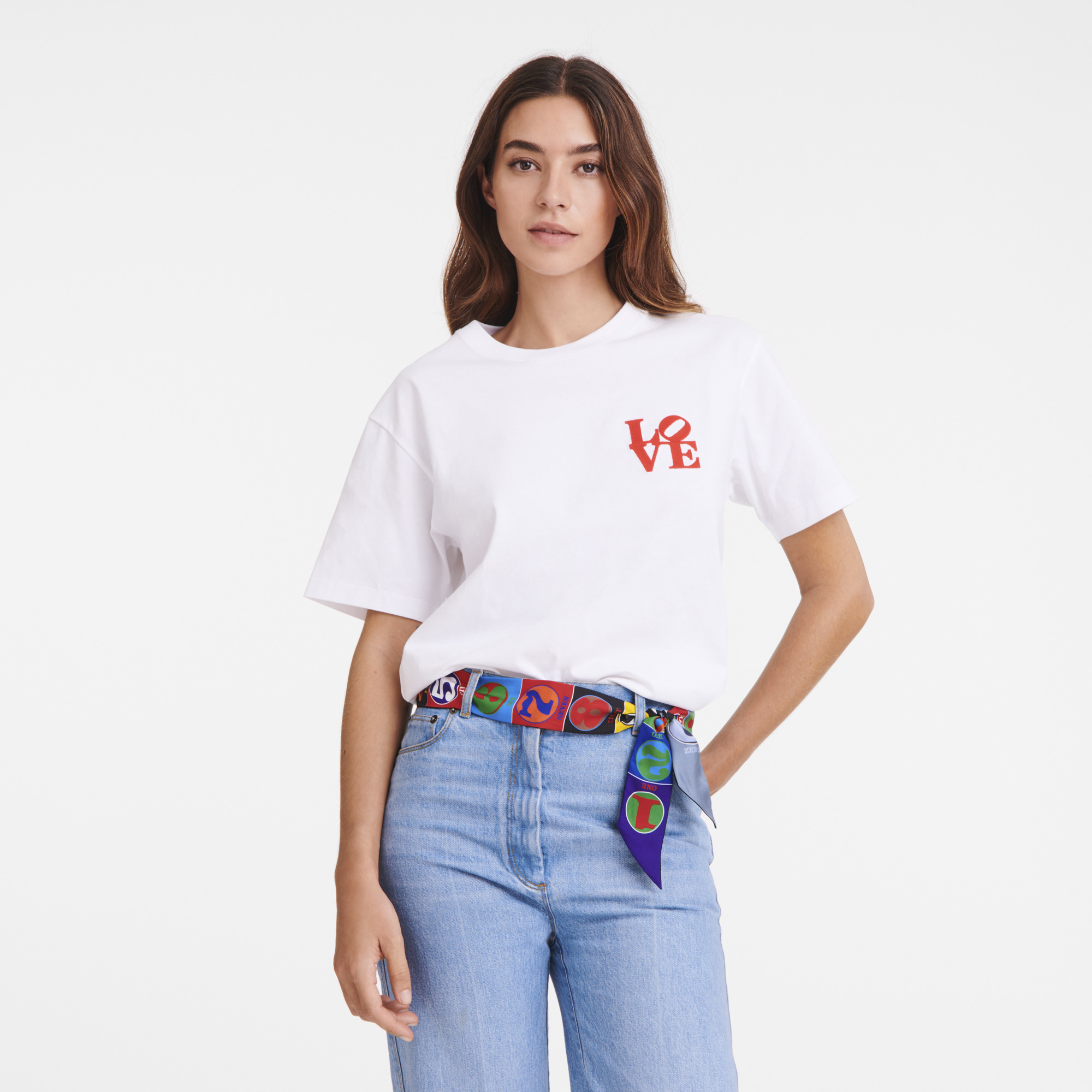 Longchamp x Robert Indiana Headband Multicolor - OTHER - 2