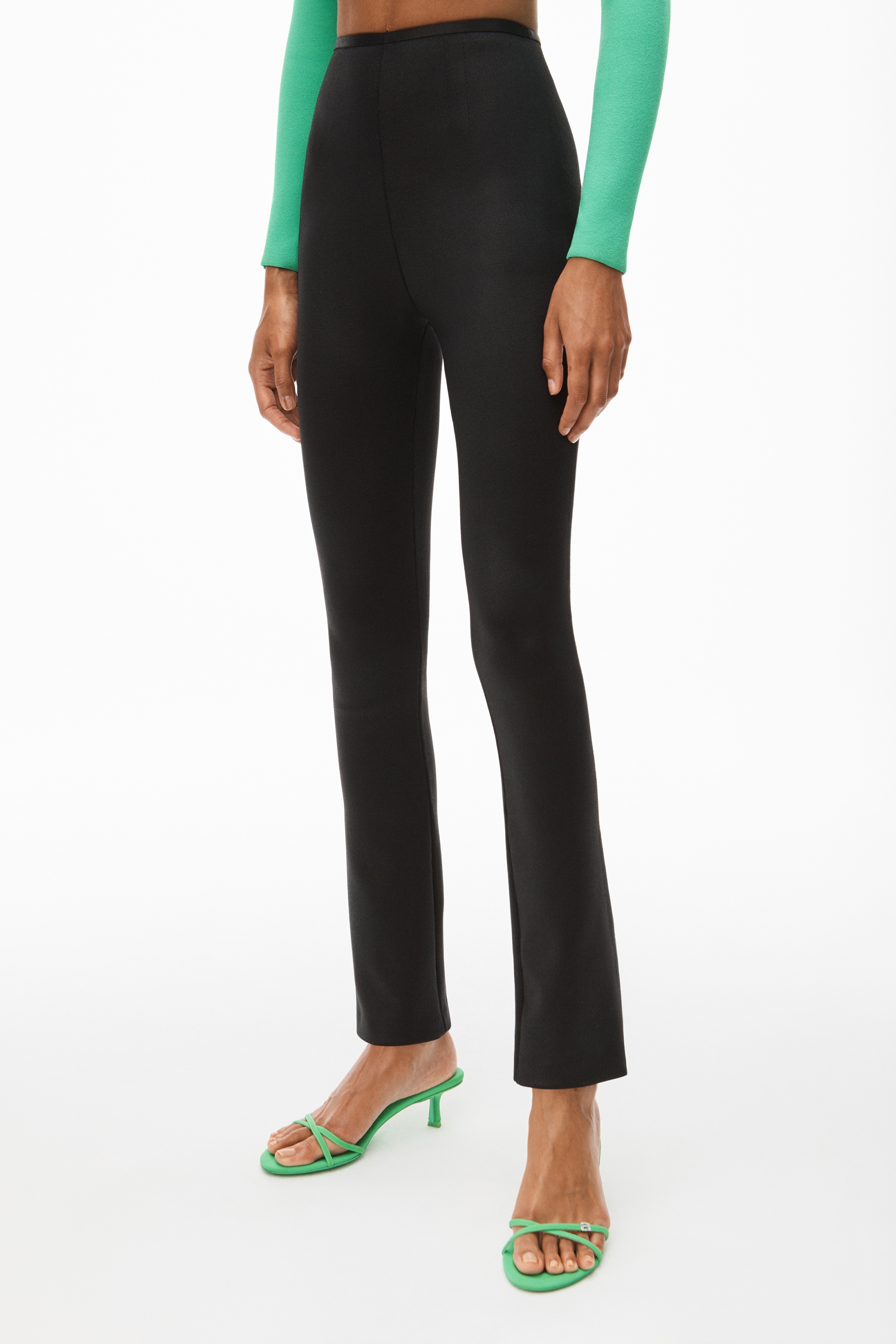 BONDED SEAM PANT IN STRETCH KNIT - 3