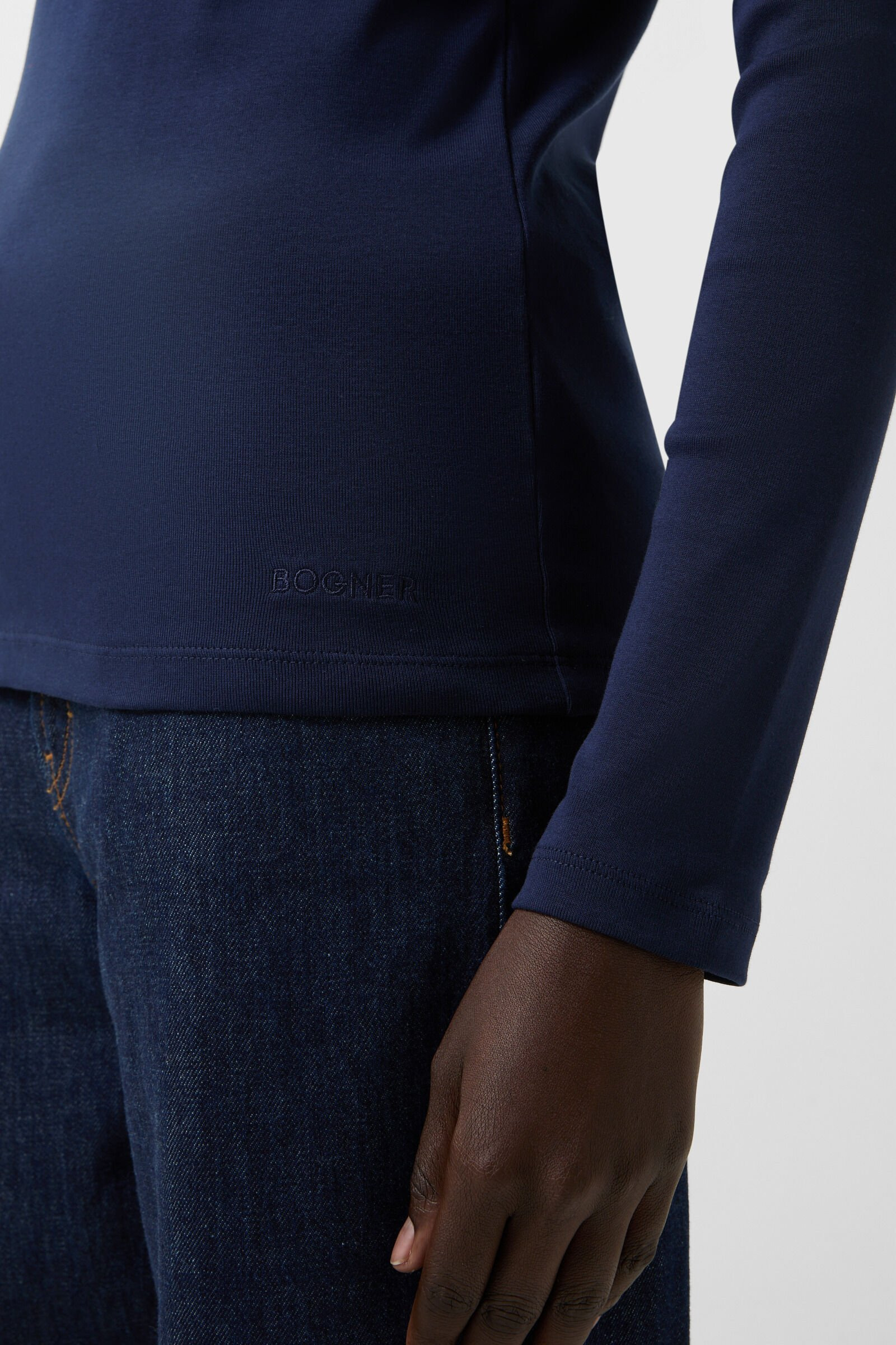 Nikini longsleeve in Navy blue - 5