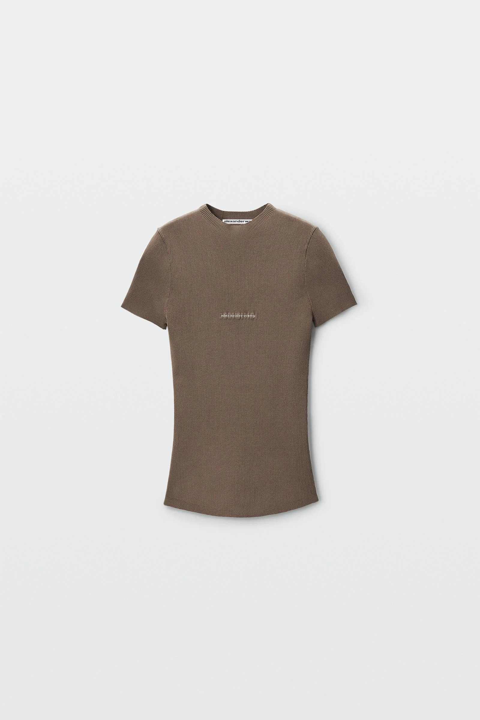 knit logo baby tee - 1