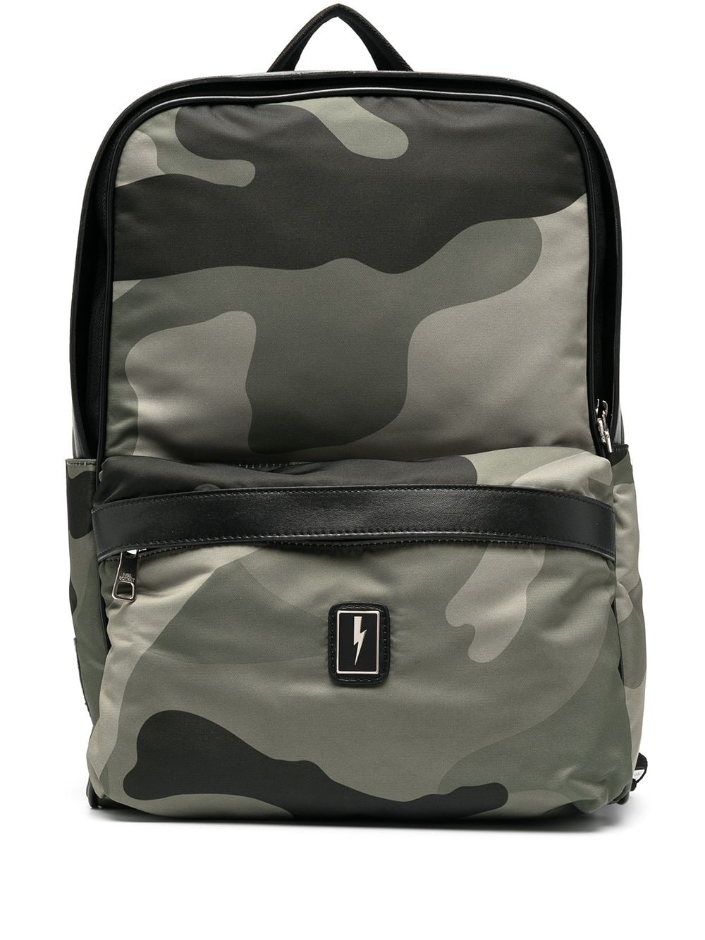 camouflage-print backpack - 1