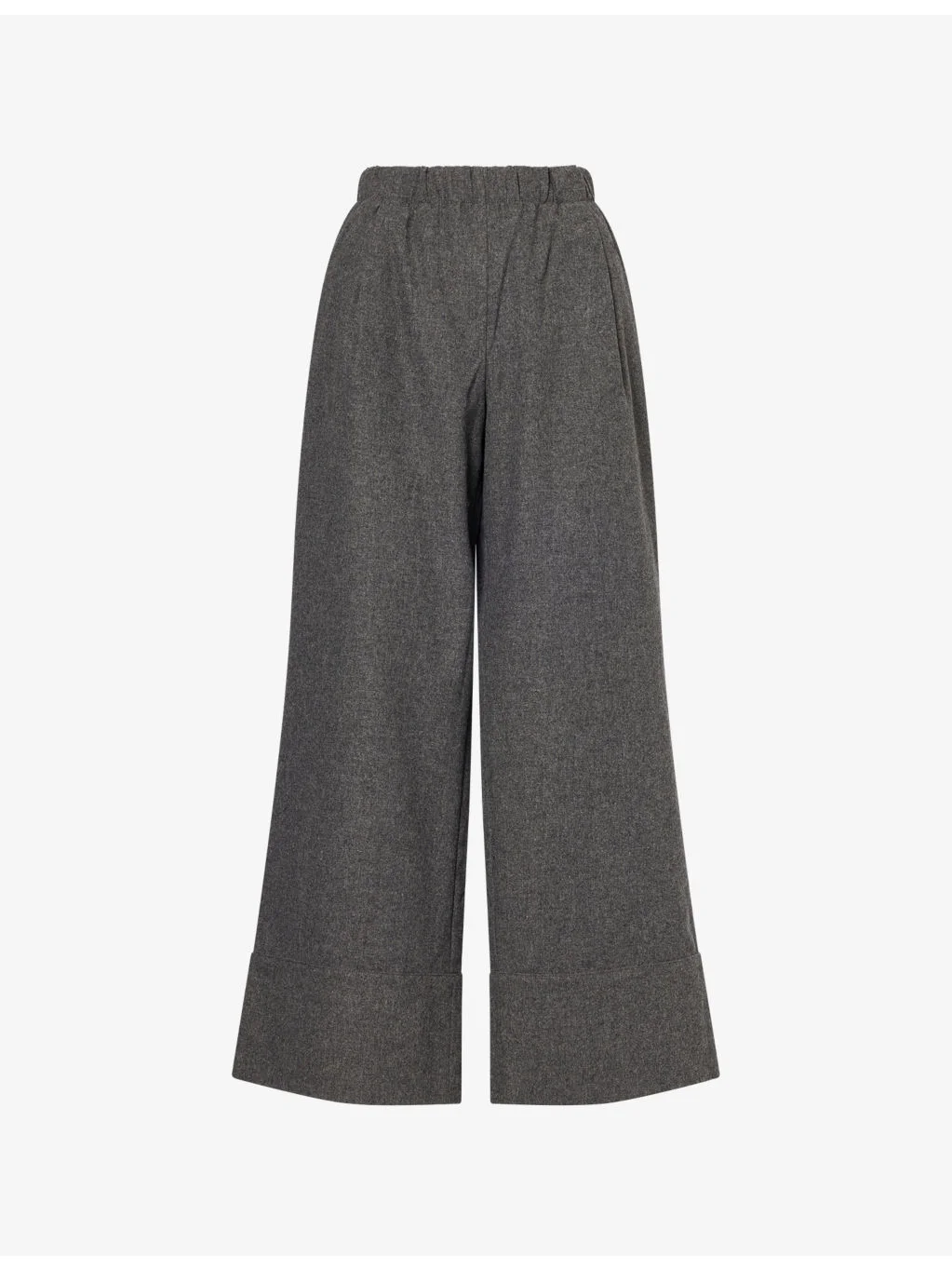 Fernando Wide-Leg Wool-Blend Trousers - 1