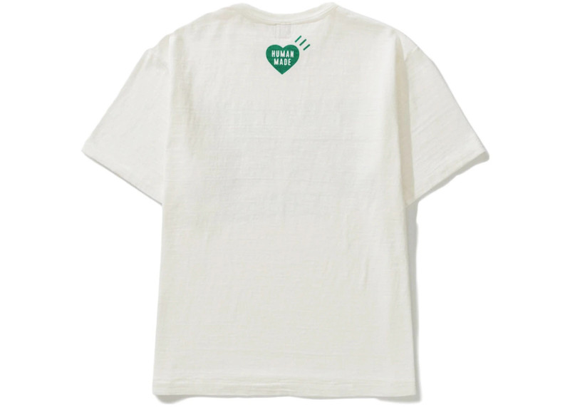 Human Made Human Made x HBX Hong Kong Pop-Up Exclusive T-Shirt White Green outlook