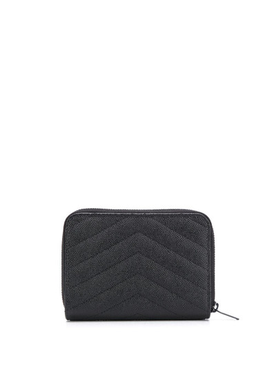 SAINT LAURENT monogram zip-around wallet outlook