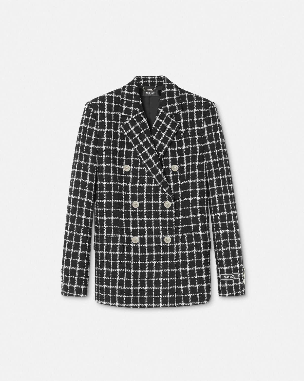 Tweed Slim Masculine Blazer - 1