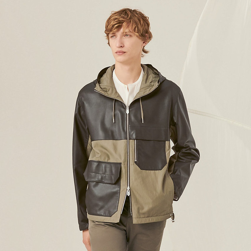 Reversible hooded sweater 1