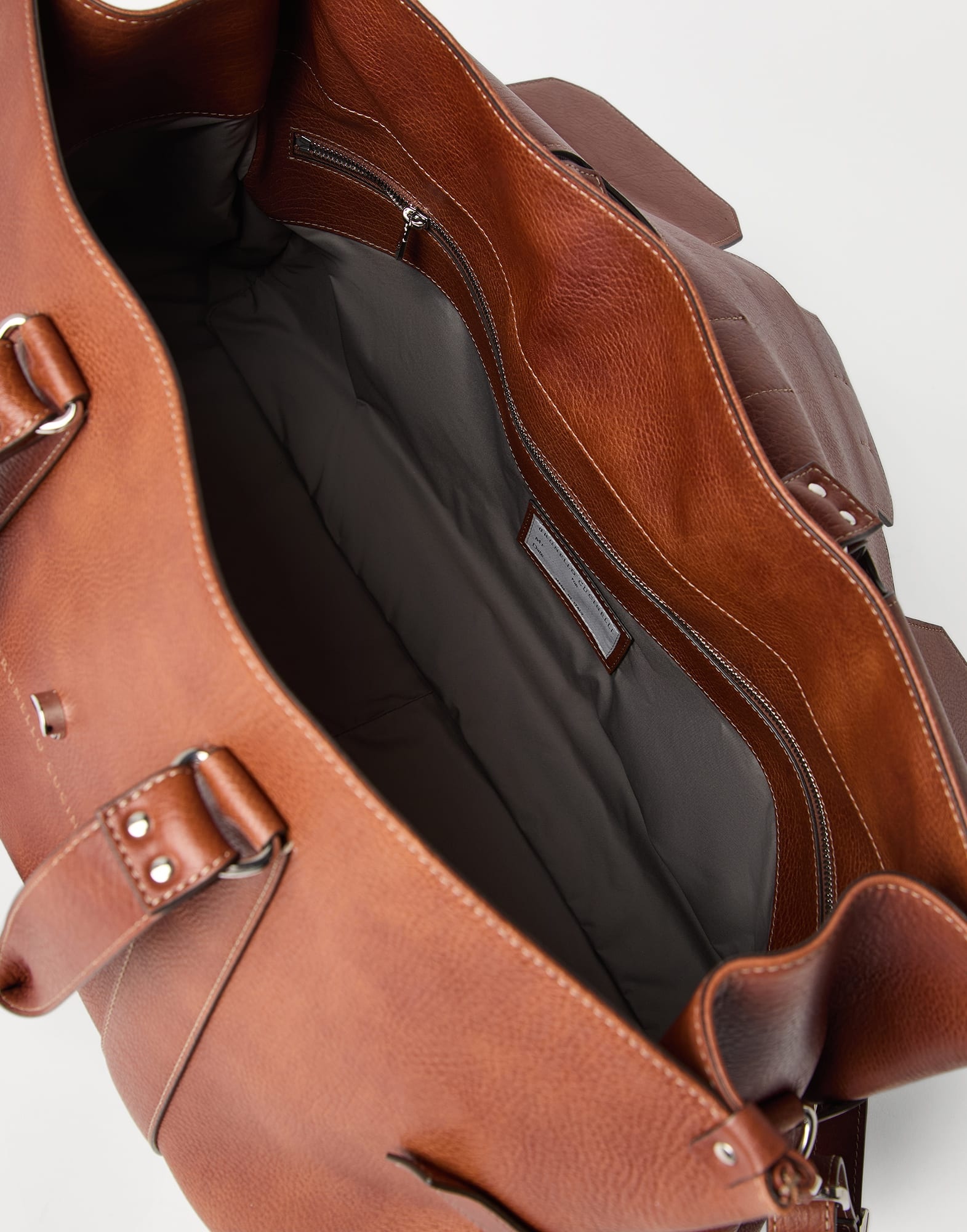 Grained calfskin Country Weekender bag - 5