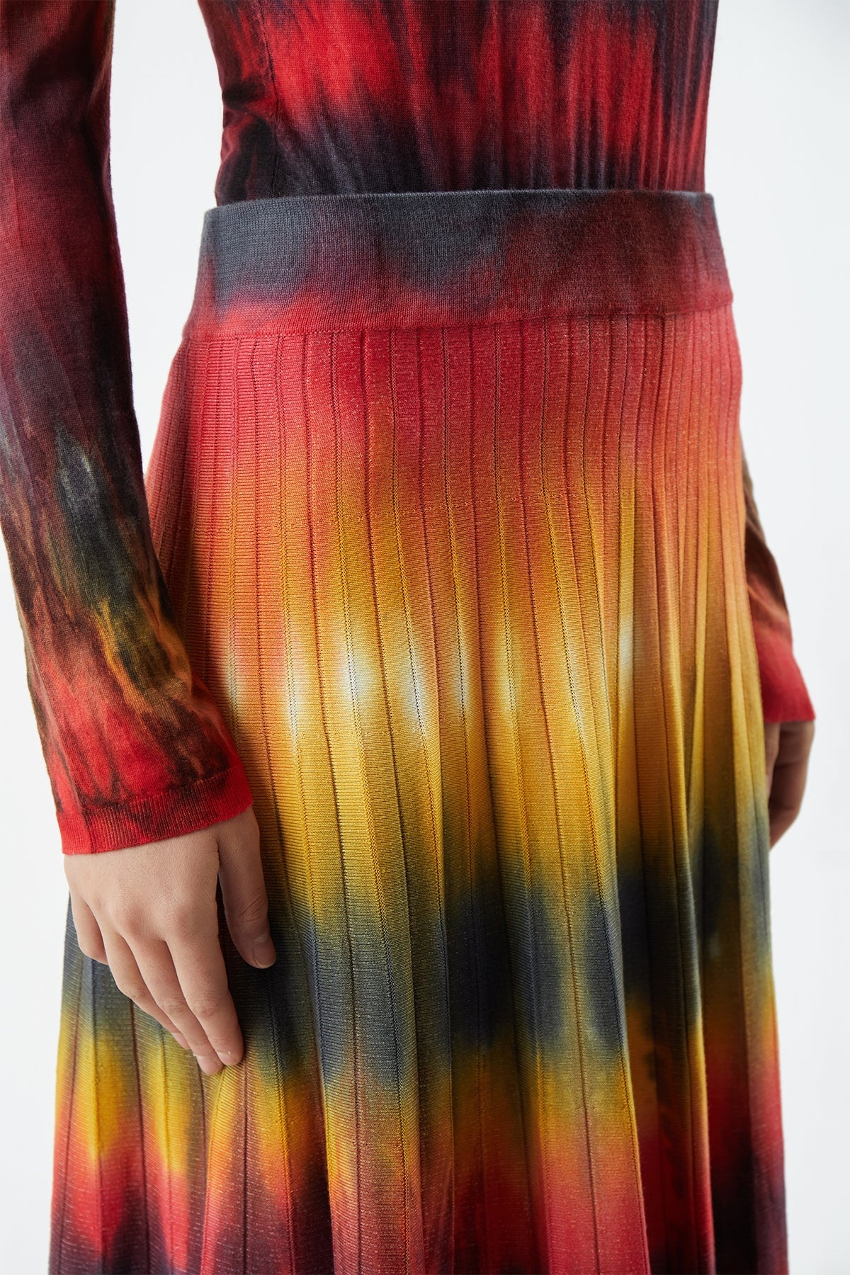 Tie Dye Ella Skirt in Cashmere - 3